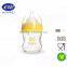 Eco-friendly BPA transparent Glass bottle for baby feeding