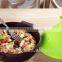 vegetable food microwave silicone steamer portable could used for travel picnic camp