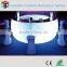 Modern Fashion glowing furniture RGB color led bar counter