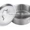 Two Handle Sauce Pan Saucepan Double-Flavoured Cooker Family Restaurant Hotel Usage Shot Body Stainless Steel Soup Pot