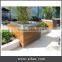 Arlau planters wooden slats, wooden planter box