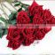 Wholesale artificial rose flowers good quality for indoor decoration