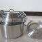 Hot sale different handle cookware set satin aluminum pot