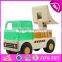 Wholesale cheap kids wooden toy cement truck high quality children wooden toy cement truck W04A061