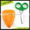 SC022A 3-1/4" carrot shape PP handle school scissors with magnetic