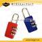 Red color TSA code luggage lock password combination lock for international travel