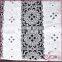 Black/white flower jacquard fabric, vintage cotton fabric lace fabric for sale