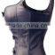 Keepable Spiral Steel Boned PU Faux Leather Steampunk Waist Training Corset For Women