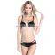 Factory direct 3/4 cup under thick lace bra set