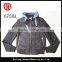 Manufacture ladies coat winter hoodies PU jacket