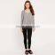 Stylish t shirts design loose neck t shirts of custom long sleeve t shirts for men
