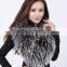 2016 new faux fur collar fox fur scarves imitation raccoon fur scarves wool shawl winter woman