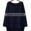 EY0901S knitted Irregular hem long sleeve ladies new design t shirt