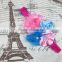 Wholesale Boutique Baby Girl Toddler Elastic Hair Band Shabby Chic Flower Headbands