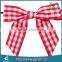2016 custom satin ribbon premade bows for gift wrapping satin ribbon bows with elastic loop