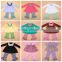 fashion new design girls winter lovely kintted cotton outfits 4th of July vintage clothing wholesale baby sets of cheap price