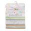 100%cotton flannel baby newborn receiving blanket with 4 in 1 gift bag