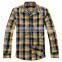 New Plaid Check Mens Long Sleeves Shirts Formals Dress Shirts business shirts button downed custom labelled dress casual shirts