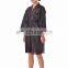 Black Disposable Nonwoven PP Bathrobes for Women
