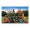 HLB-7073B Kids Plastic Swing and Slide Set Children Playground Outdoor