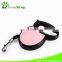 led retractable dog leash/dog collar
