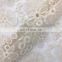 OLF8014 Beautiful flower cotton with poly organza embroidery lace fabric