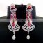 CZ Earrings Online Wholesale-Bollywood style gold plated CZ Earring - Wholesale American Diamond Dangle Earring - gift For Her