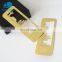 High quality custom brass Stainless steel gold etching metal bookmark easy book clip