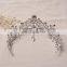 Wholesale Bridal Wedding Rhinestone Crowns Wedding Prom Party Tassel Hair Tiara with Earrings