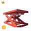 7LSJG Shandong SevenLift 1 ton load capacity plywood hydraulic scissor lift table
