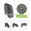 dlc etl ce security 60w waterproof outdoor mount lamp under eaves light led architectural wall pack