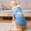warm jacket big dog coats corduroy large dog Husky samoyees wear clothes 3XL-8XL