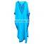 Embroidery Chiffon Beach Cover up Long Beach Dress kaftan beach Pareo Ropa de Playa Mujer