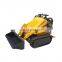 Chinese mini tracked skid steer loader with bucket