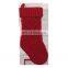Wholesale Decorative Knit Red Christmas Socking for Christmas