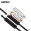Remax 610D Wired earphone Flat Cable Stereo Sound with Mic&volume control