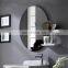 3mm -6mm OVAL SHAPE SILVER  MIRROR