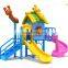 kids  baby garden equipments plastic playhouse with slide