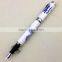 Fountain Pen Blue and White Porcelain Dragon Medium Nib 18kgp