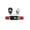 Black Titanium Dry Break Couplings Fittings Quick Release AN Adapter Kit