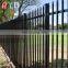 Powder Coating Weld Picket Fence Wrought Iron Spear Top Steel Fence