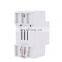 40A 63A 230V Din rail adjustable over under voltage protector device protective relay Digital current voltage protector