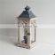 Set Of 3 High Wood Outdoor Candle Lantern Wedding Garden Wooden Lantern For Home Decoration