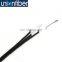 outdoor flat type FRP Support wire 7X0.4mm optical fiber drop cable 1C