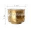 custom 2020 jonathan adler indoor design Gold Ceramic Decorative Bowl with Face Pattern Home Decor Vase for Living Room