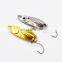 Factory Price 1.5g/2.5g/3.5g/5g Jigging Spinner Wobbler Mini Zinc Alloy Metal Spoon Fishing Lure Single Hook
