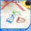 Colorful multicolor paper clips foot shape custom organ paperclip