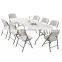 adjustable height folding table legs portable picnic white plastic stainless steel folding computer tables for parties