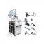 2021 vertical oxygen therapy 10 in 1 ultrasonic skin rejuvenation aqua peel facial dermabrasion machine