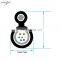 Figure 8 single mode PE jacket steel wire self-support member 4 core aerial fiber optic cable